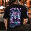 I'M THE F QUEEN SUGAR LADY SKULL ALL OVER PRINT T SHIRT