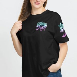 I'M THE FKING QUEEN SKULL ALL OVER PRINT T SHIRT (1)