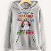 Funny Hoodie With A F Here And F There I Don't Give A F Funny Gift 2