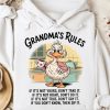 Funny Grandma Hoodie Grandma's Rules If It's Not Yours Dont Take It Gift For Grandma