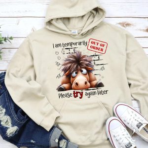 Funny Hoodie I Am Temporarily Out Of Order Funny Gift 2