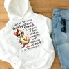 Funny Hoodie I Didn't Just Into A Grouchy Old Woman Duck Design Funny Gift 2