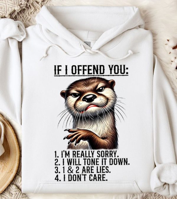 Funny Hoodie If I Offend You I'm Really Sorry Funny Gift