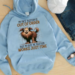 Funny Hoodie My Nice Button Is Out Of Order Funny Gift 2