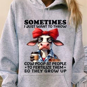 Funny Hoodie Sometimes I Just Want To Throw Funny Gift 2