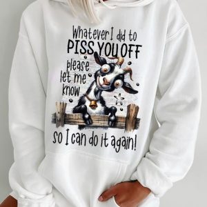 Funny Hoodie Whatever I Did To Piss You Off Funny Gift 3