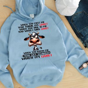 Funny Hoodie When You Meet Me You Think I'm Quiet Funny Gift 1
