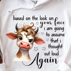 Funny Hoodie Based On The Look On Your Face Funny Gift 3