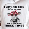 Funny Hoodie I May Look Calm But In My Head Funny Gift 2
