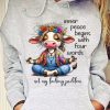 Funny Hoodie Inner Peace Begins With Four Words Not My Funny Gift 3