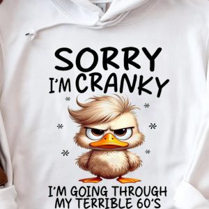 Funny Hoodie Sorry I'm Cranky I'm Going Through Funny Gift 2