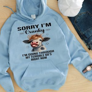Funny Hoodie Sorry I'm Cranky I'm Going Through My Terrible 60's Funny Gift 1