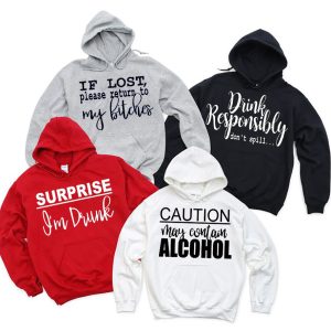 Matching Best Friend Hoodie Caution If Lost Please Return To My Bitches Gift For Best Friend 1