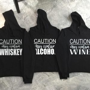 Matching Best Friend Hoodie Caution If Lost Please Return To My Bitches Gift For Best Friend 4