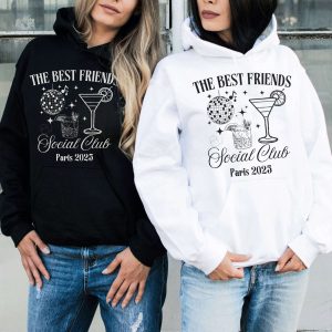 Matching Best Friend Hoodie The Best Friends Social Club Custom Year Gift For Best Friend 1