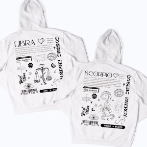 Zodiac Hoodie Astrology And Celestial Gift For Best Friend 1